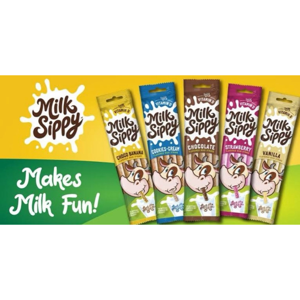 Milk Sippy (หลอดเปลี่ยนรสนม) 30g มี 5ซอง