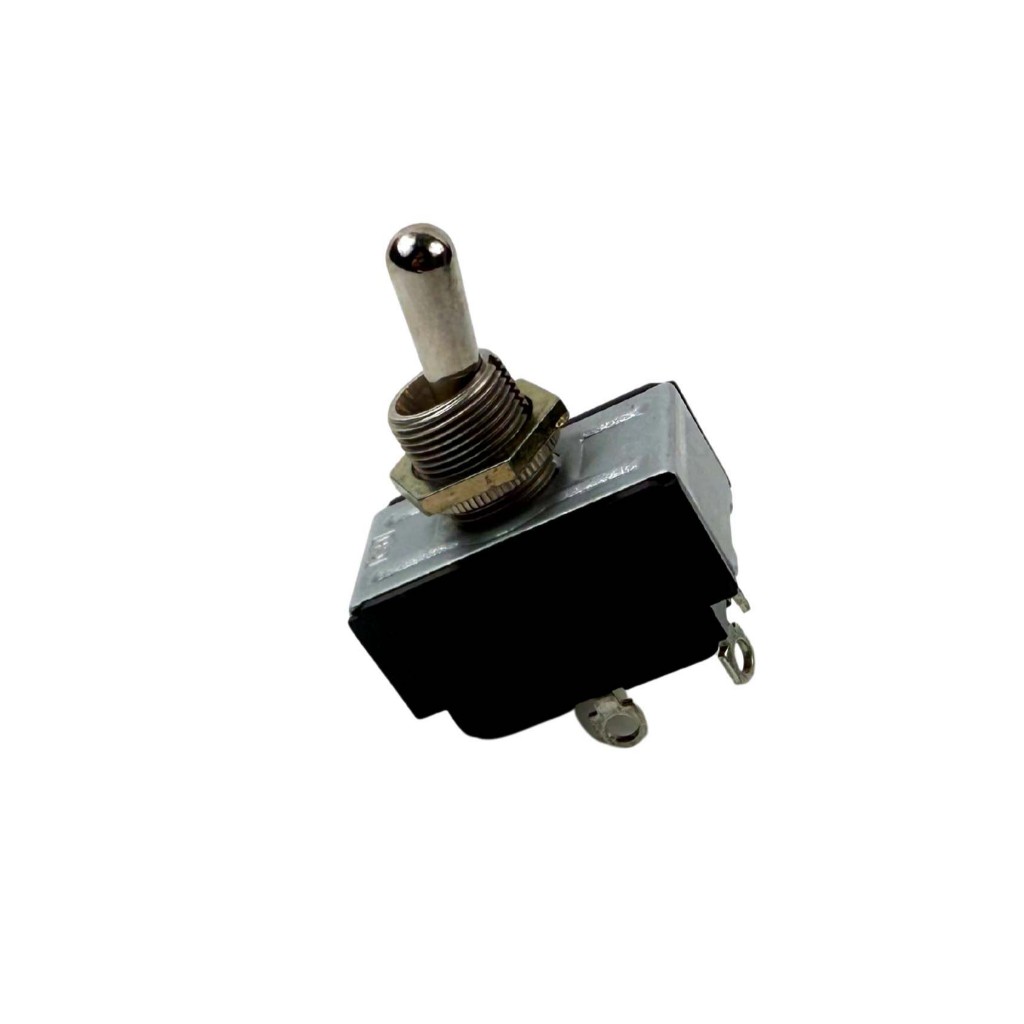 Toggle Switch, 10A 250VAC/15A 125VAC, Single Pole, Black