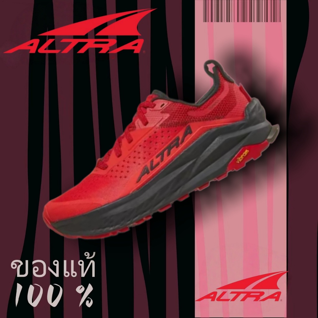 Altra OLYMPUS 6 Red and Black ของแท้ 100%