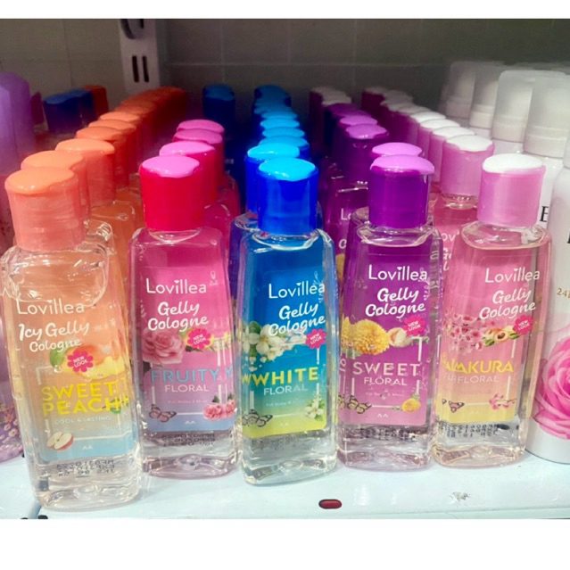น้ำหอมเจลลี่ Lovillea Gelly Cologne กลิ่นหอมหวานสดใส ใช้ง่าย พกสะดวก