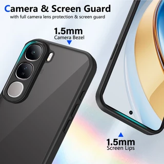 เคสขอบสีหลังด้าน VIVO Y21D Y31 5G Y03 Y18 V60 V60lite V50 Y04/Y04S Y29 Y39 Y27 Y28 Y27S Y28S Y02/Y02S/Y35/Y20/Y21 025