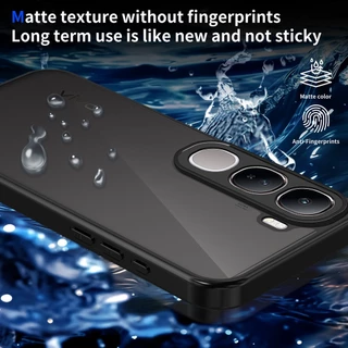 ตรงรุ่น วีโว่ Case For ViVo Y21D Y31 5G Y200 Y300 Y04 Y29 Y39 V60 V50 V40 lite V30 V27 เคสโทรศัพท์ ปุ่มสีผิวด้าน 025