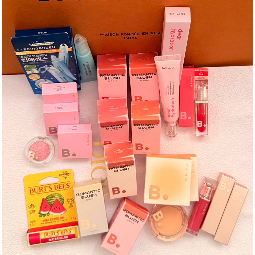 🌟✨🇰🇷🇰🇷เครื่องสำอางเกาหลี พร้อมส่งใข้โค้ดลดได้ Banila co ลิป bringgreen