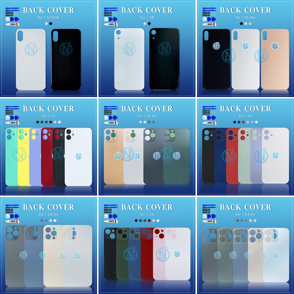 อะไหล่มือถือ  ฝาหลัง (Back Cover) ใช้กับ X/XS/XS Max/XR/i11/i11Pro/i11Pro Max/i12/i12Pro/i12Pro Max/