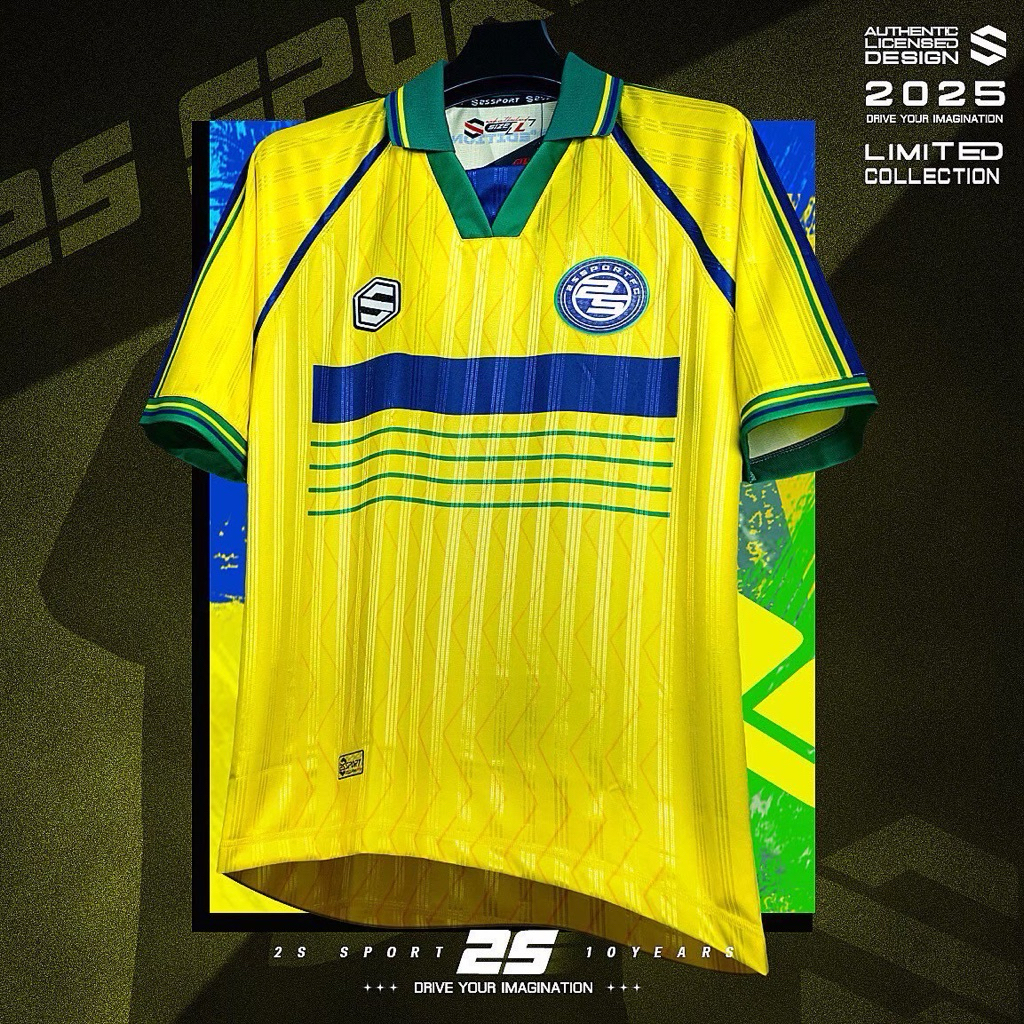 NEW! 2S COLLECTION LIMITED EDITION 🎉  เสื้อที่ทุกคนรอคอยจากแบรนด์ 2S SPORT👉สีเหลือง