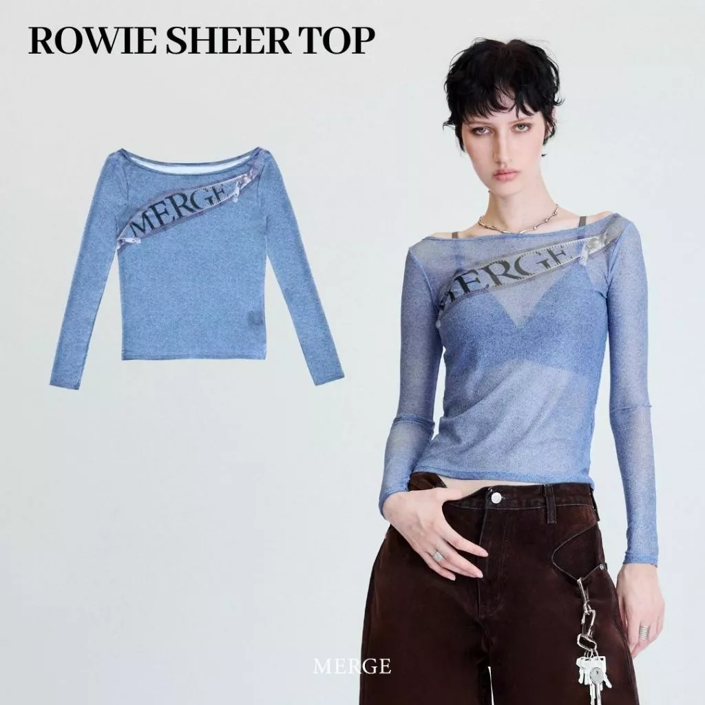 Merge Official - Rowie Sheer Top (พร้อมส่ง)