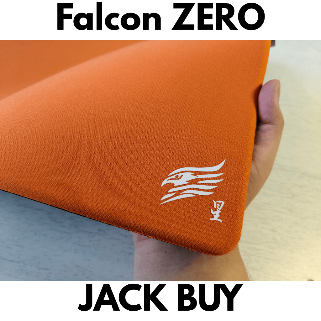 (พร้อมส่ง!)แผ่นรองเมาส์ Falcon ZERO (Balance) PU Base 490*420mm หนา4mm ความนุ่มSOFT