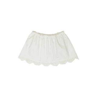 ส่งด่วน 🚨 SLYQ MILKY LACE SKIRT กระโปรงมินิเอวยางยืดชายลูกไม้