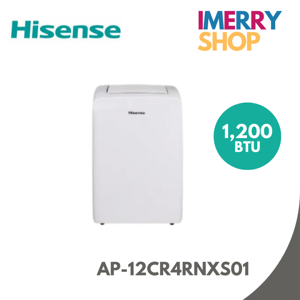 Hisense แอร์เคลื่อนที่ 12000 BTU รุ่น AP-12CR4RNXS01