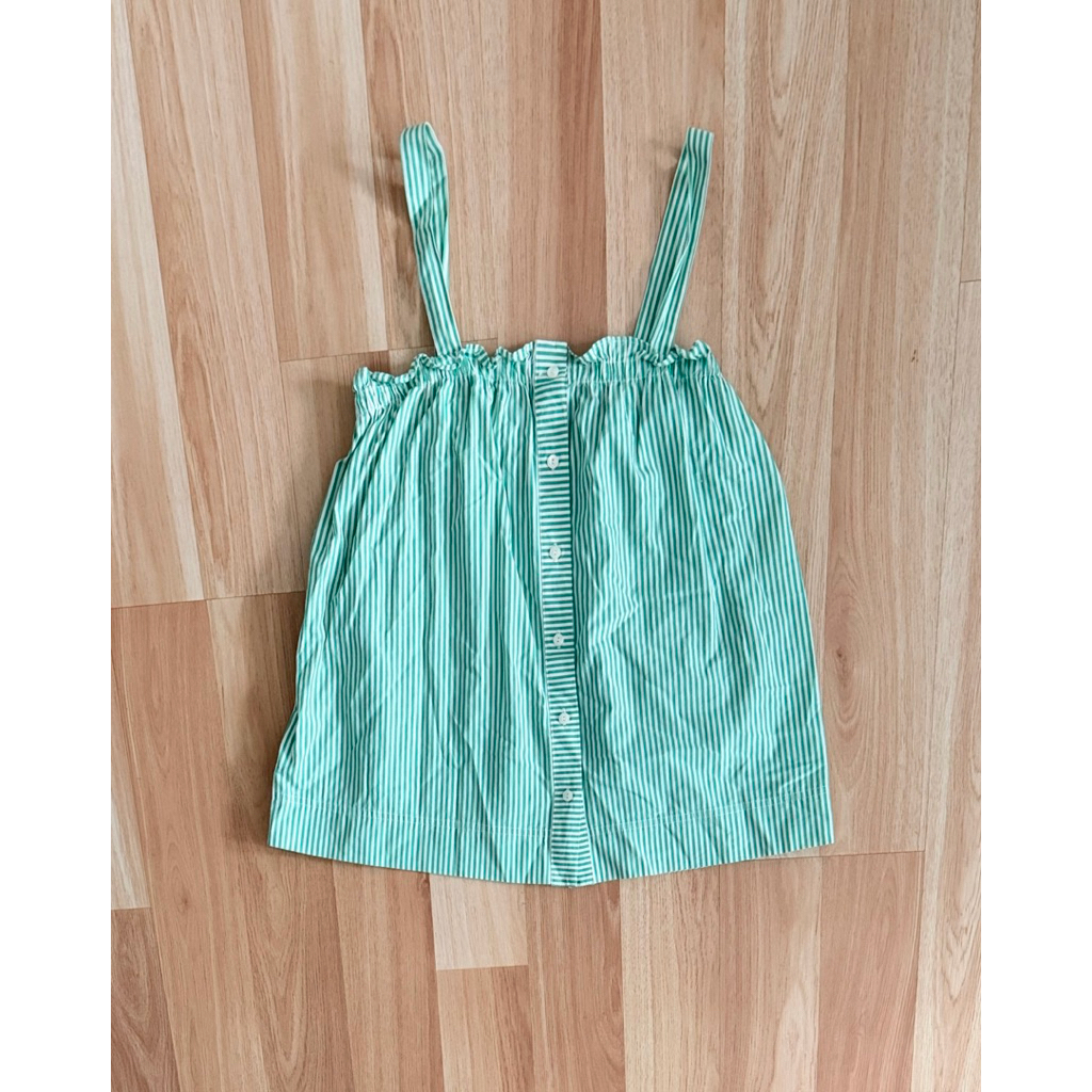 j crew top ลายทางเขียวขาว