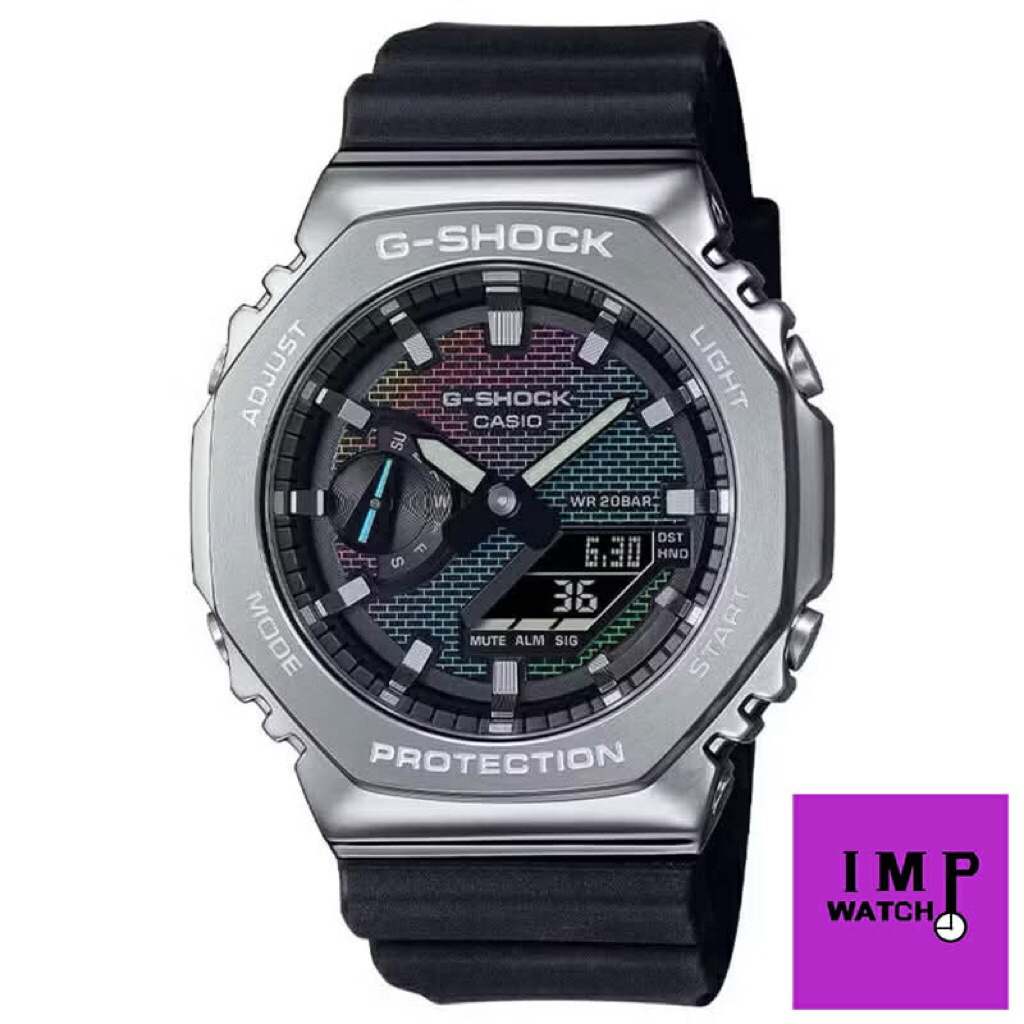 นาฬิกา CASIO G-SHOCK รุ่น GM-2100RW-1A ดำเงิน ของแท้ประกันศูนย์ CMG 1 ปี