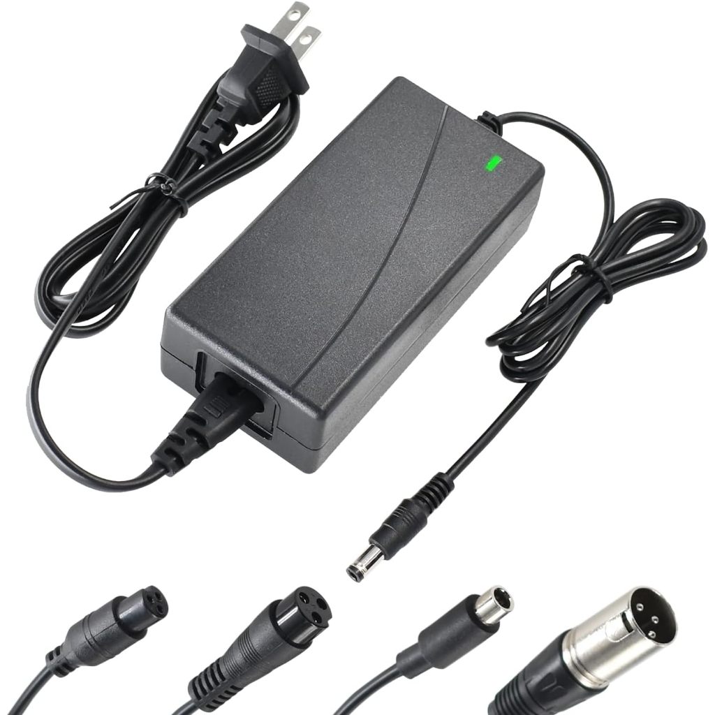 ที่ชาร์จแบตเตอรี่ 42V 2A Charger 5 Plugs Replacement for 36V Lithium Battery Power Adapter Supply Cord อะแดปเตอร์ไฟฟ้า