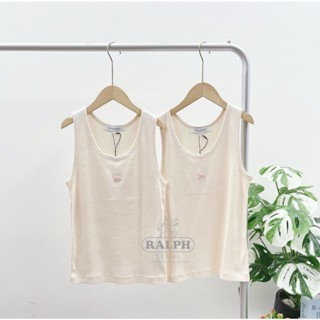 Maison Kitsune Baby Fox Tank Top (Light pink)