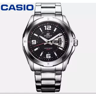 นาฬิกาข้อมือผู้ชาย สายสแตนเลส รุ่น EF-129D-7A/1A-นาฬิกาแฟชั่น มีช่องบอกวันที่
