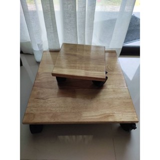 ฐานรองเครื่องกรองอากาศ ฐานรองอเนกประสงค์ ทำจากไม้แท้ แข็งแรง…