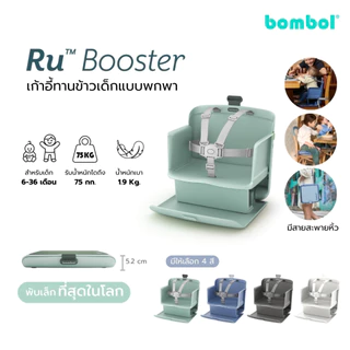 Bombol Ru™ Booster Magic Armchair เก้าอี้กินข้าวเด็ก 2-in-1 พับบางที่สุด พกพาสะดวก