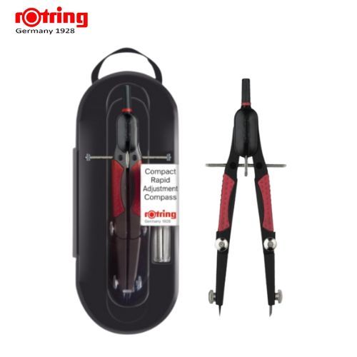 Rotring วงเวียนโลหะมีเเกน Compact Rapid Adjustment Compass รุ่น S0676580