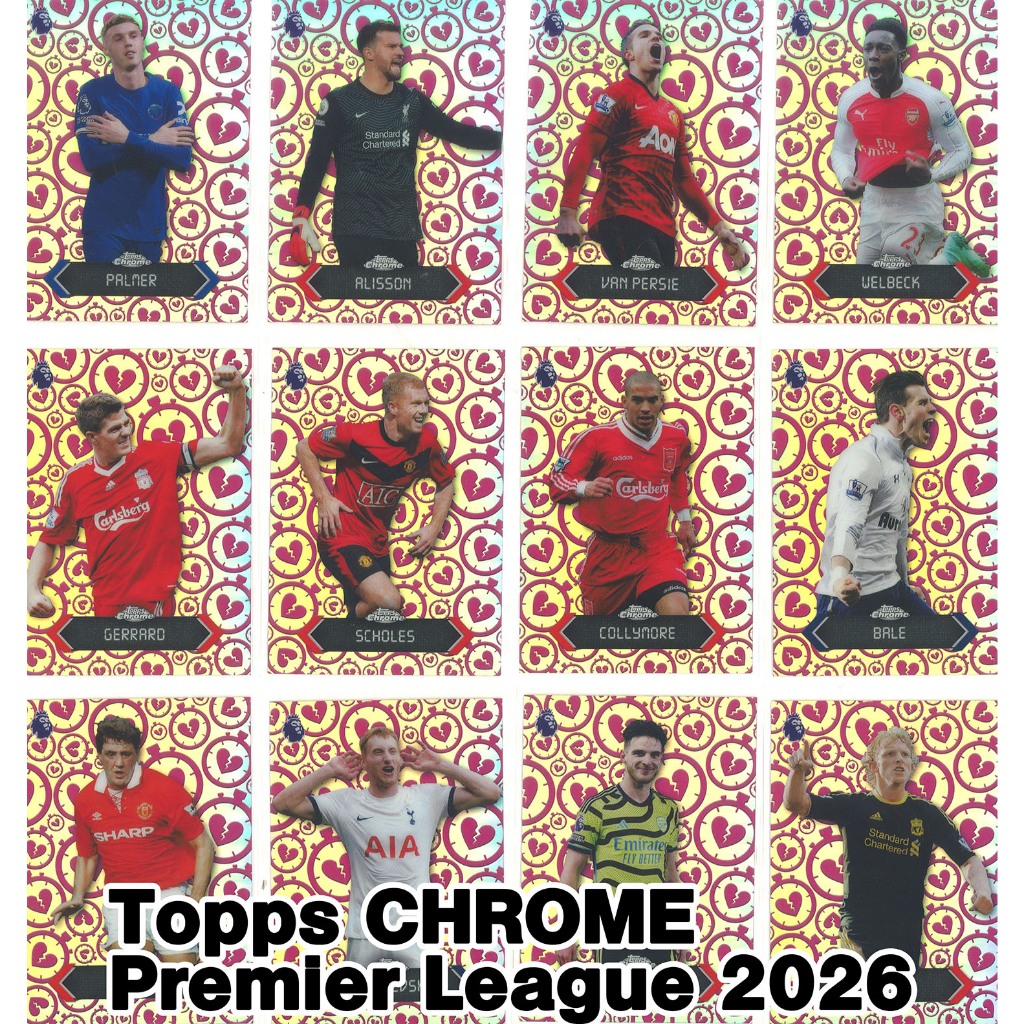 Topps CHROME Premier League 2026 : Insert Card : Stoppage Time Heartbreaker