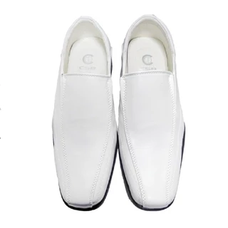 CSB รองเท้าคัชชูหนัง CM500 สีขาว ไซส์ 39-47