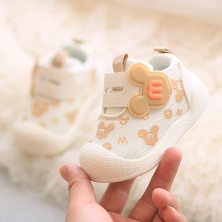 รองเท้าเด็กหัดเดิน กันลื่น พื้นนิ่ม ระบายอากาศ ใส่สบาย ลายน่ารัก ใส่ได้ทุกเพศ รุ่น GH609 พร้อมส่ง