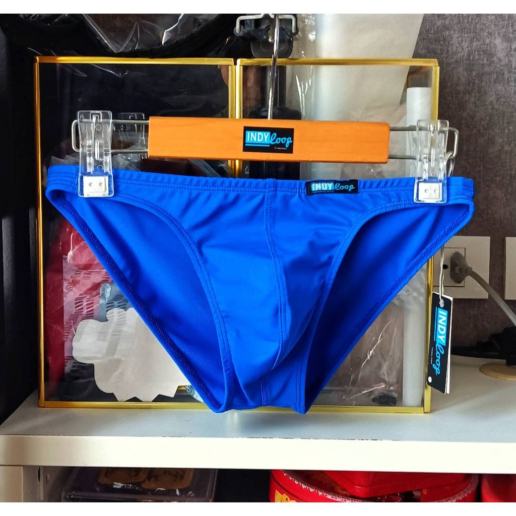 Indy Loop Underwear กางเกงชั้นใน ผ้าSpandex แบบบิกินี ระบายอากาศได้ดี แฟชั่นสําหรับผู้ชาย เน้นความเซ็กซี่