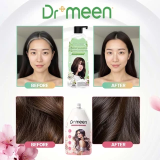 เซ็ตคู่แชมพูปิดผมขาว+ ทรีทเมนต์ ดร.มีน ปิดผมหงอก ฟื้นฟูผมเสีย ครบจบในเซ็ตเดียว
