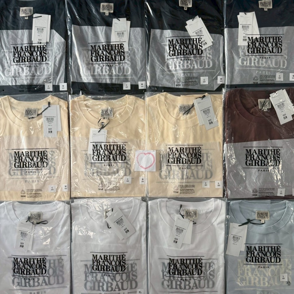 มีโค้ดลด 20% 🔥 พร้อมส่ง MARITHE CLASSIC LOGO TEE