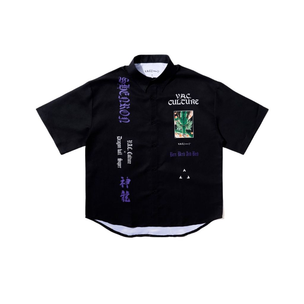Culture x Dragonball God of Dragon Bowling Shirt #789