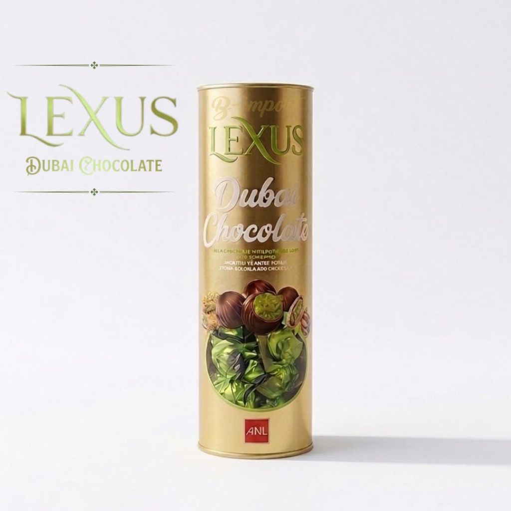 Lexus Dubai chocolate ขนาด 142.5 กรัม จากตุรกี มีฮาลาล BB.12/12/26
