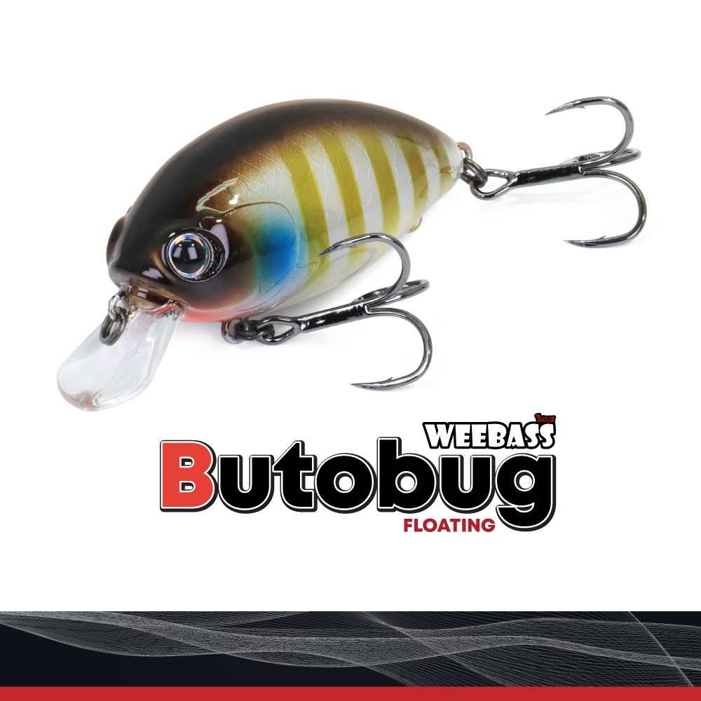 Butobug Floating 35mm/4g 55mm/14.5g : Weebass เหยื่อปลั๊ก เหยื่อปลอม ปลาช่อน ปลากะพง