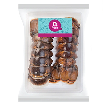 Qfresh หางล็อบสเตอร์ดิบ แพ็ค 2 ชิ้น ขนาด 4-5 oz (120 กรัม/ชิ้น)