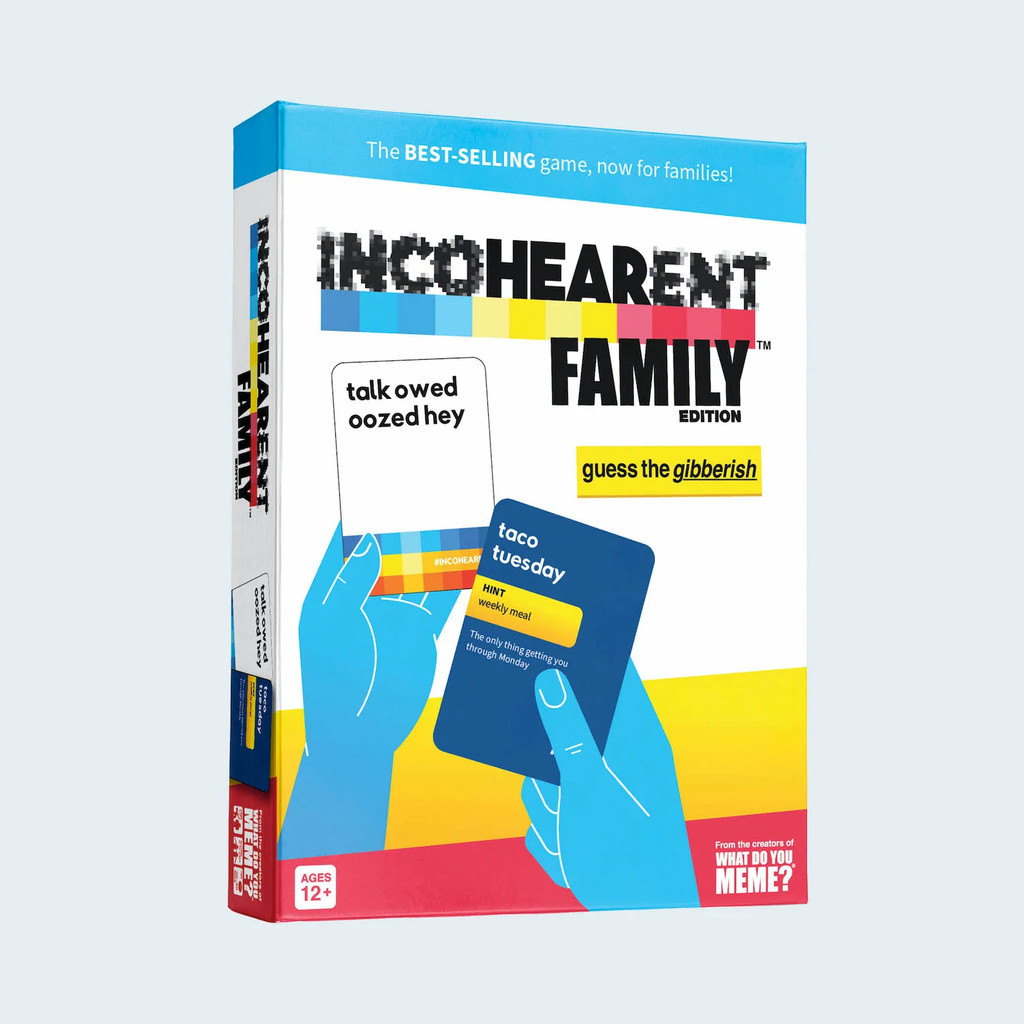 WHAT DO YOU MEME? Incohearent Family Edition — Kids Games for Kids 12+, Party Games and Board Games 