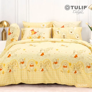 TULIP Delight ชุดผ้าปูที่นอน หมีพู ลิขสิทธิ์แท้ดิสนีย์ Disney Winnie The Pooh DLC147 ผ้าห่ม ผ้านวม ผ้าปูที่นอน
