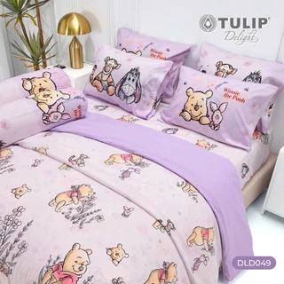 TULIP Delight ชุดผ้าปูที่นอน หมีพู ลิขสิทธิ์แท้ดิสนีย์ Disney Winnie The Pooh DLD049 ผ้าห่ม ผ้านวม ผ้าปูที่นอน