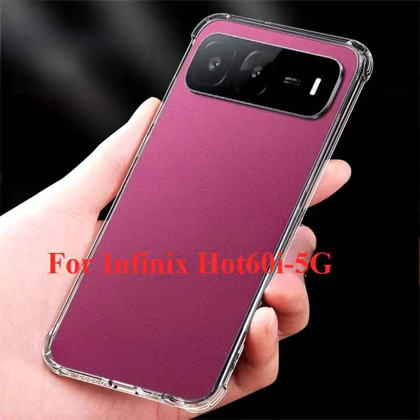 Infinix Hot 60i 5G/Tecno Spark Go 5Gตรงรุ่น(ส่งในไทย)เคสTPUใสกันกระแทกแบบคลุมกล้องTECNO SPARK Go 5G/Infinix HOT60i 5G