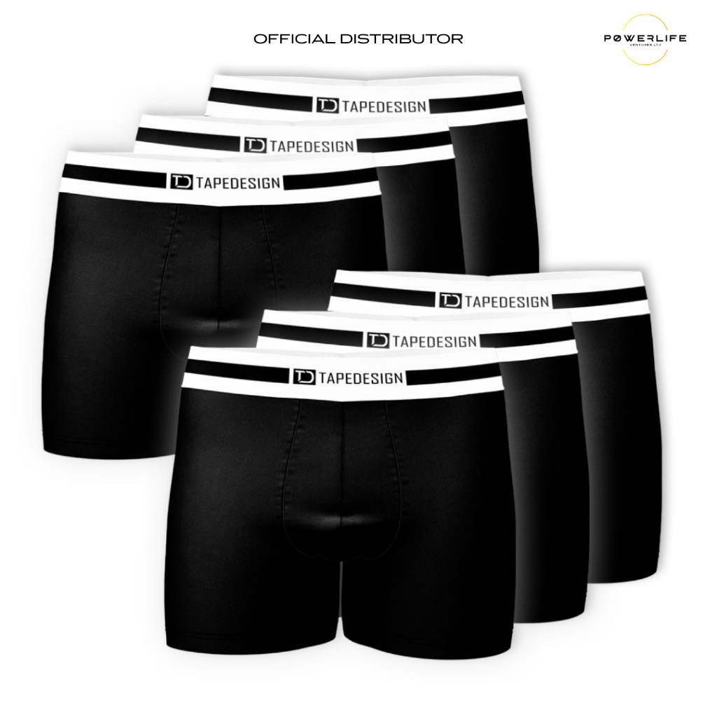 TAPEDESIGN Boxer Shorts กางเกงในผู้ชาย Boxer Sport ระบายอากาศ ใส่สบาย Seamless สำหรับออกกำลังกาย 1 แพ็คมี 6 ชิ้น