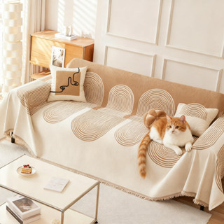 【จัดส่งใน 24 ชั่วโมง】สไตล์ยุโรป ฝาโซฟา สากล ผ้าห่มโซฟา ผ้าป้…