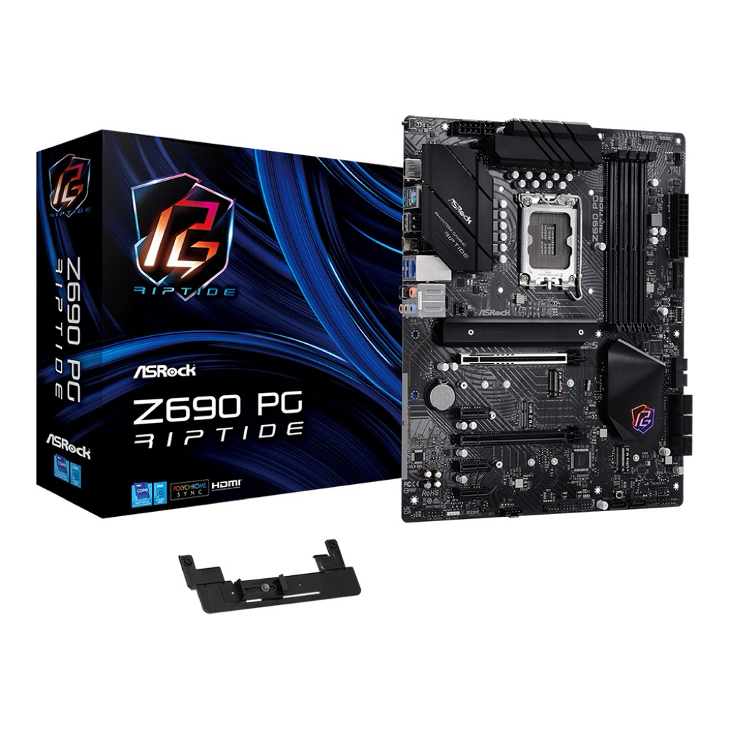 MAINBOARD (เมนบอร์ด) 1700 ASROCK Z690 PG RIPTIDE (DDR4) ตัวท็อป พร้อมส่ง