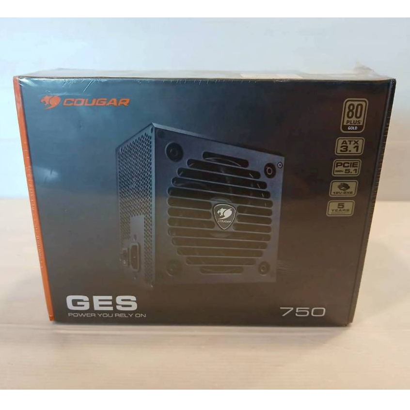 POWER SUPPLY (อุปกรณ์จ่ายไฟ) COUGAR GES 750W -(80 PLUS GOLD)