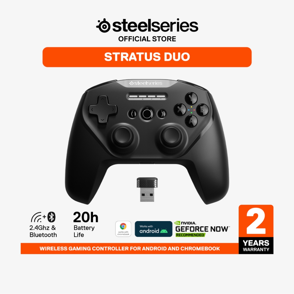 SteelSeries Stratus Duo High Performance Wireless Controller จอยคอนโทรลเลอร์ไร้สาย Dual Wireless