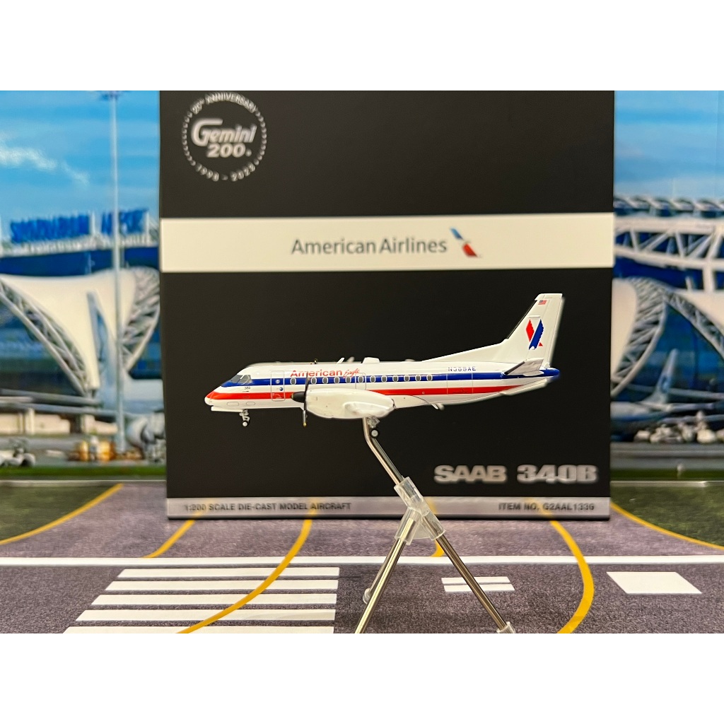 Gemini Jets [G2AAL1339] 1:200 American Eagle Saab 340B N389AE