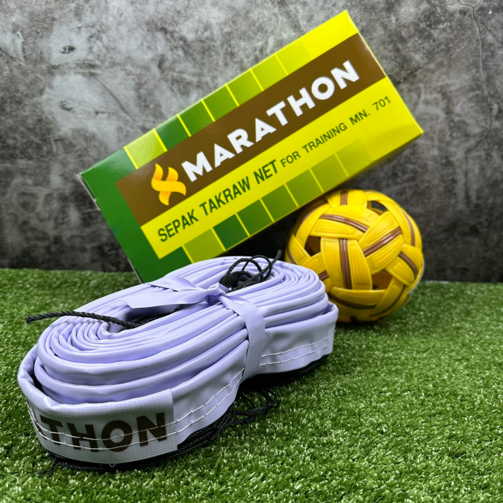 ตาข่ายตะกร้อ เน็ตตะกร้อ  Marathon รุ่นฝึกซ้อม MN.701 ของแท้ %(ไม่ได้แถมตะกร้อ) ราคา ถูกที่สุด ดีลบีเคเค