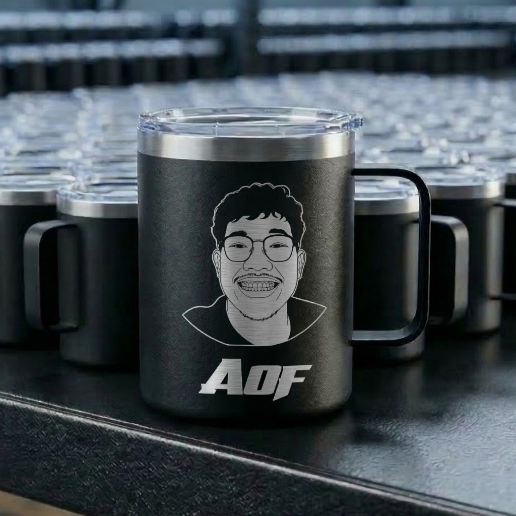 (สั่งเยอะมีเรทส่ง)แก้วเก็บอุณหภูมิ 400ML เลเซอร์ตามแบบ ข้อความ/โลโก้ ออกแบบเองได้