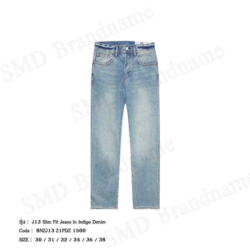Armani Exchange กางเกงยีนส์ผู้ชาย รุ่น A/X J13 Slim Fit Jeans In Indigo Denim Code: 8NZJ13 Z1PDZ 1500