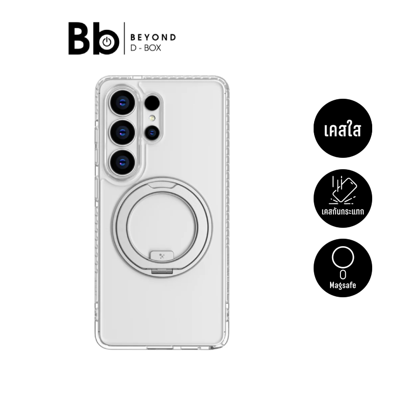 เคส AMAZINGthing Galaxy S26 Ultra Titan Pro MagSpin Transparent by BB Beyond D-Box