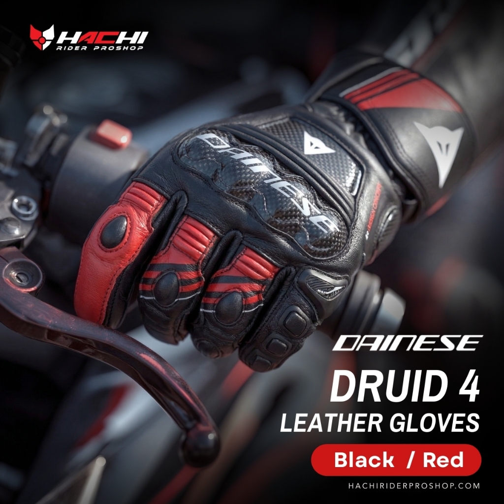 DAINESE GLOVE - DRUID 4 LEATHER