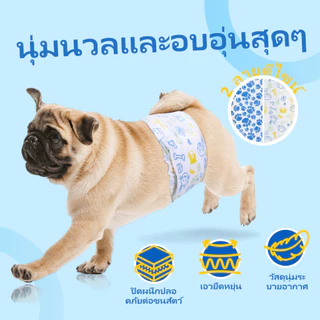 Dono ซื้อ 1 เอา 1 ค่ะ ✈️✈️✈️ 20 ชิ้นผ้าอ้อมสุนัขชายสัตว์เลี้ยงแมวผ้าอ้อมลูกสุนัข XS S M L แมวผ้าอ้อม โอบิ ผ้าอ้อม