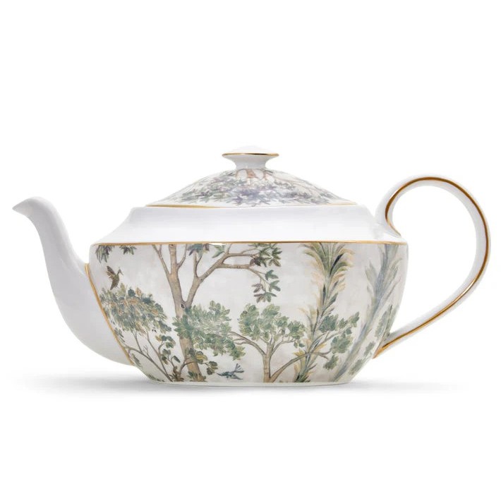 Kit Kemp Tall Tree Gold Large Teapot 2 Pint