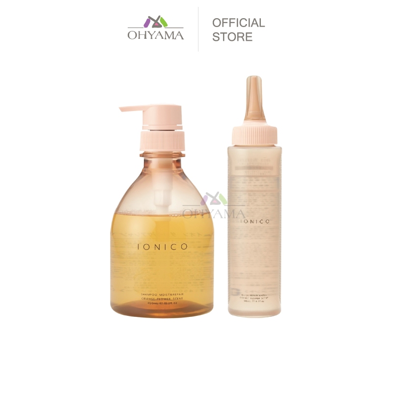 IONICO MOIST SHAMPOO and TREATMENT REPAIR ไอโอนิโค่ แชมพูและครีมนวด สูตรมอยซ์