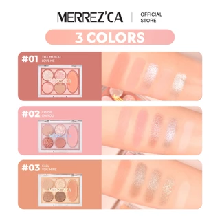 Merrezca Eye & Cheek Color Palette พาเลตตา 2in1 อายแชโดว์และบลัชออนในตลับเดียว
